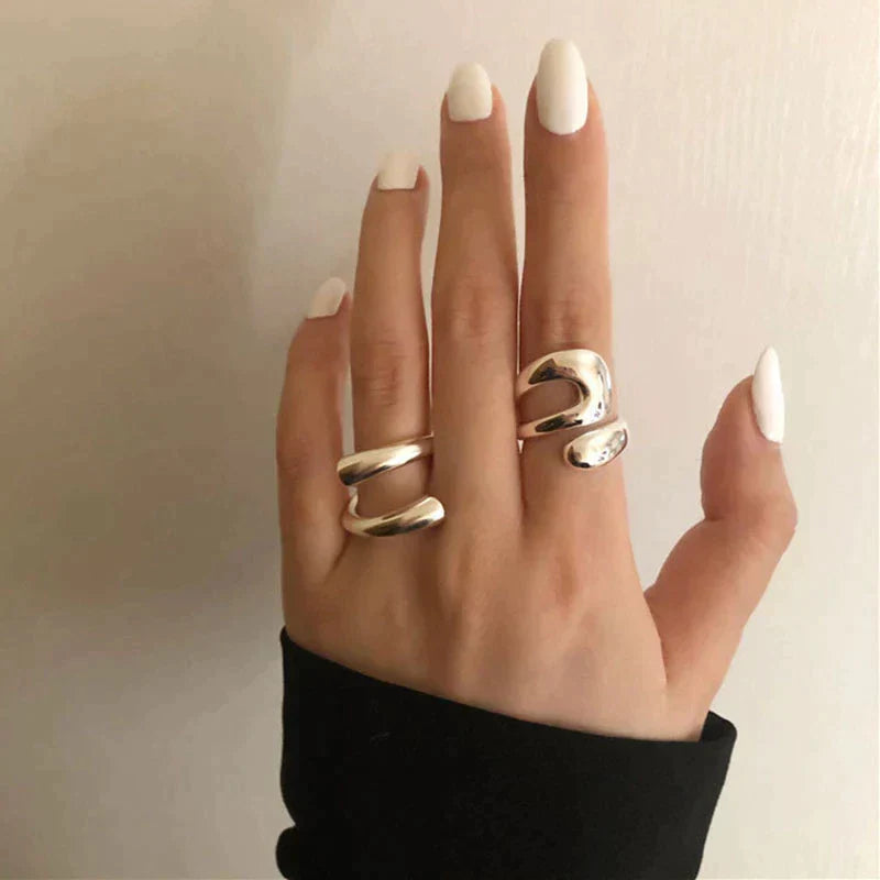 Eleganter Justerbar Ring