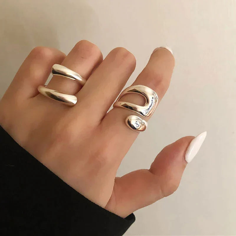 Eleganter Justerbar Ring