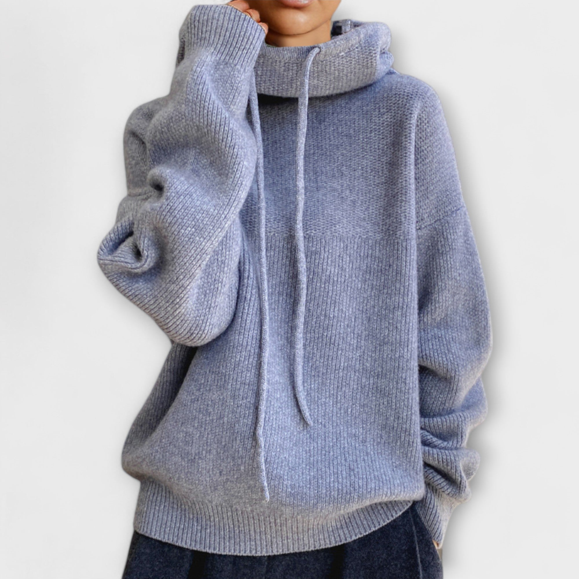 Hannah - Strikket Hoodie